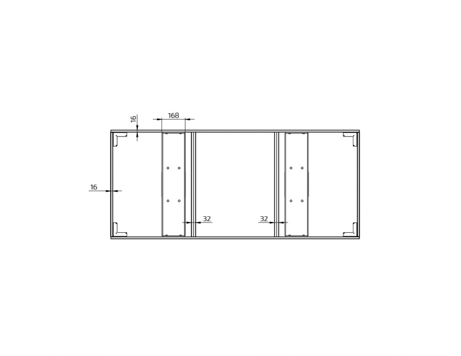 Dimensioni - CENTERLIFT 960HA - Per frontale proprio, Profondità 54,8 cm